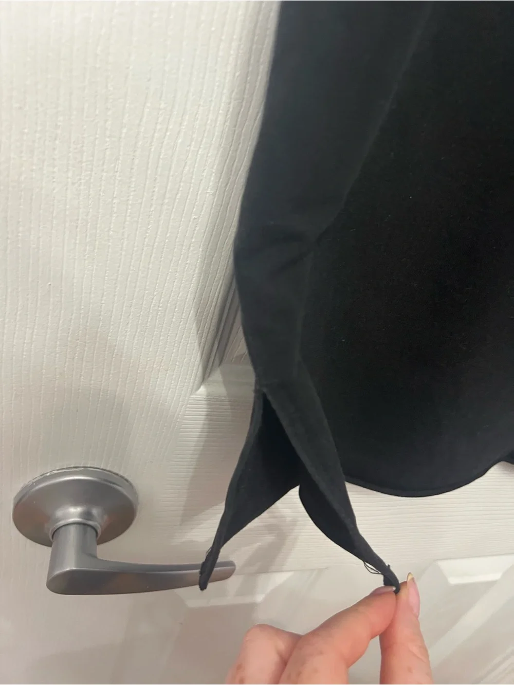 YAKIRA BELLA   Black Drawstring Midi Skirt